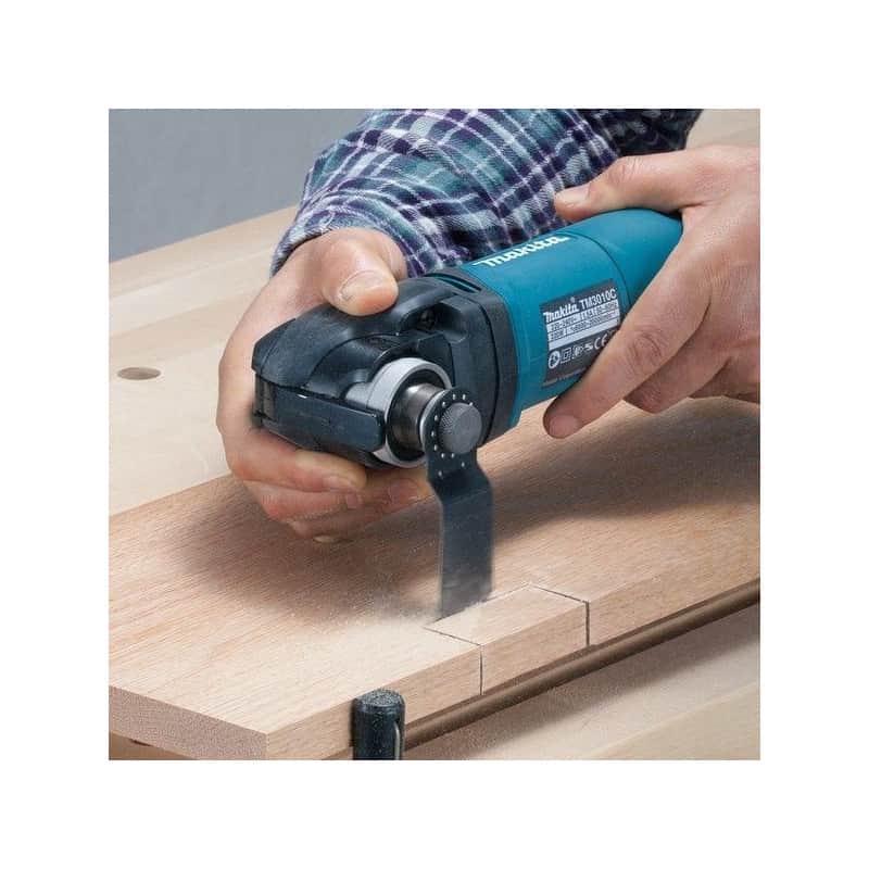 Découpeur-ponceur multifonctions 320 W avec kit d'accessoires dans coffret Makpac - MAKITA TM3010CX3J - 4