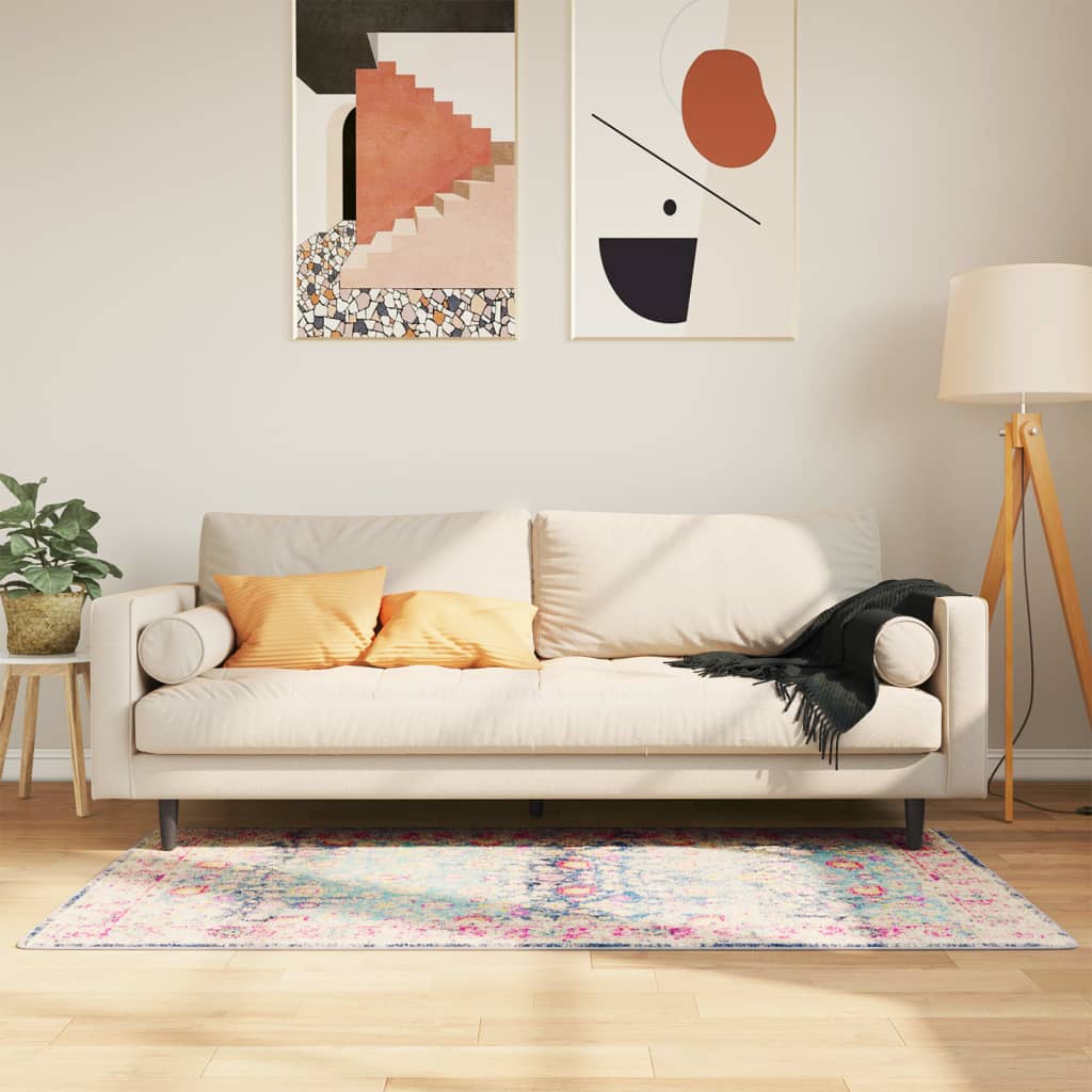 Dywan z możliwością prania, kolorowy, 80x150 cm vidaXL