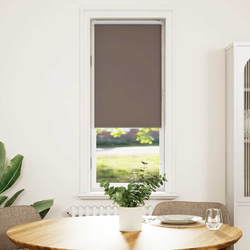 Roleta zaciemniająca Coffee 60x175 cm Szerokość tkaniny vidaXL
