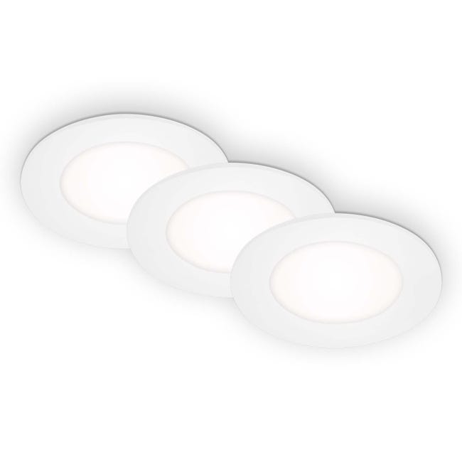 Spot LED Encastrable Extra Plat 12W - Blanc Neutre 4000K, 1200 Lm, Pour Plafond Moderne (noir, 17 Cm)