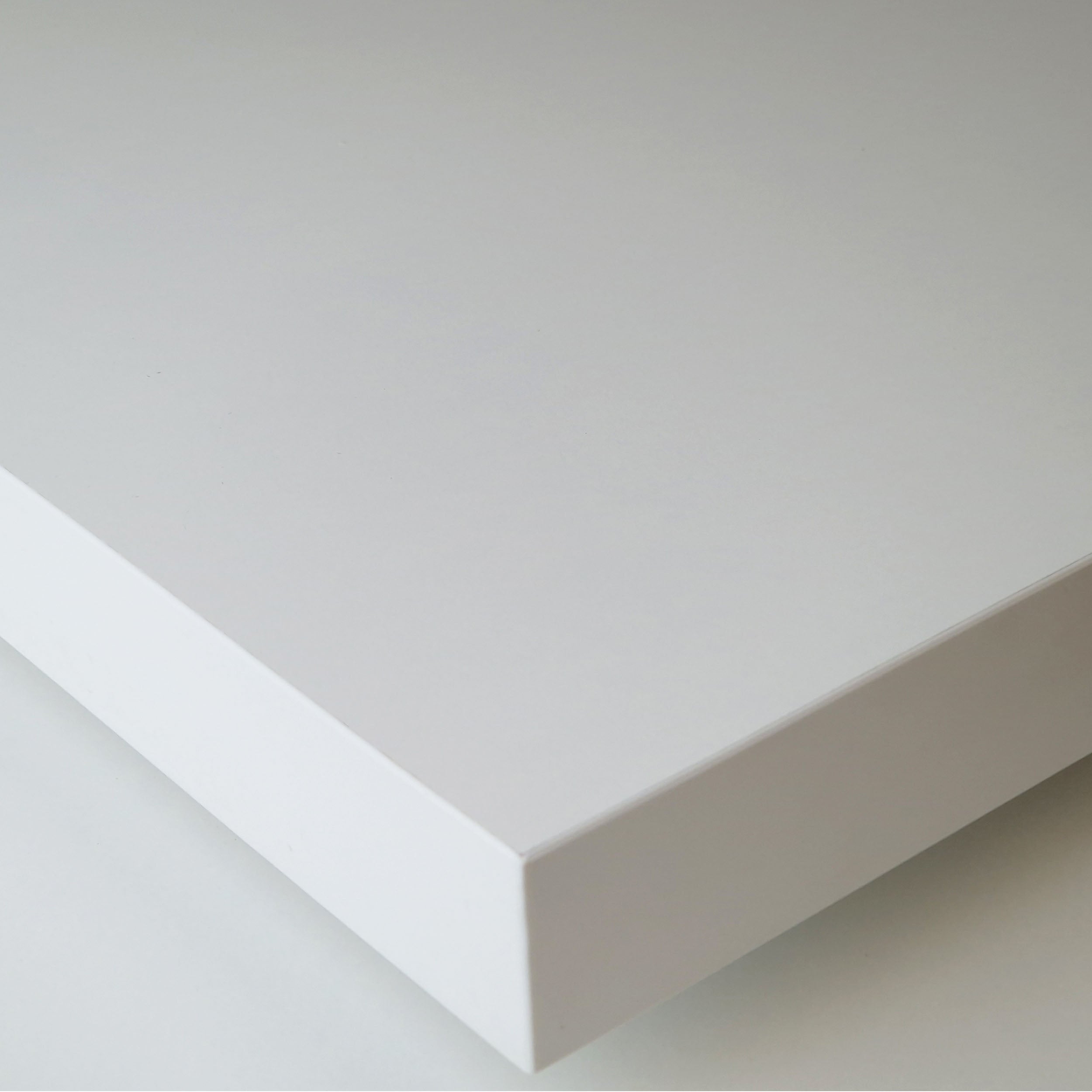 Amueblate Online, Cabecero con mesitas, Listones Decorativos, 214x70x3 cm, Cama de 135,140,150,160 cm, Con almacenamiento, Blanco - 4