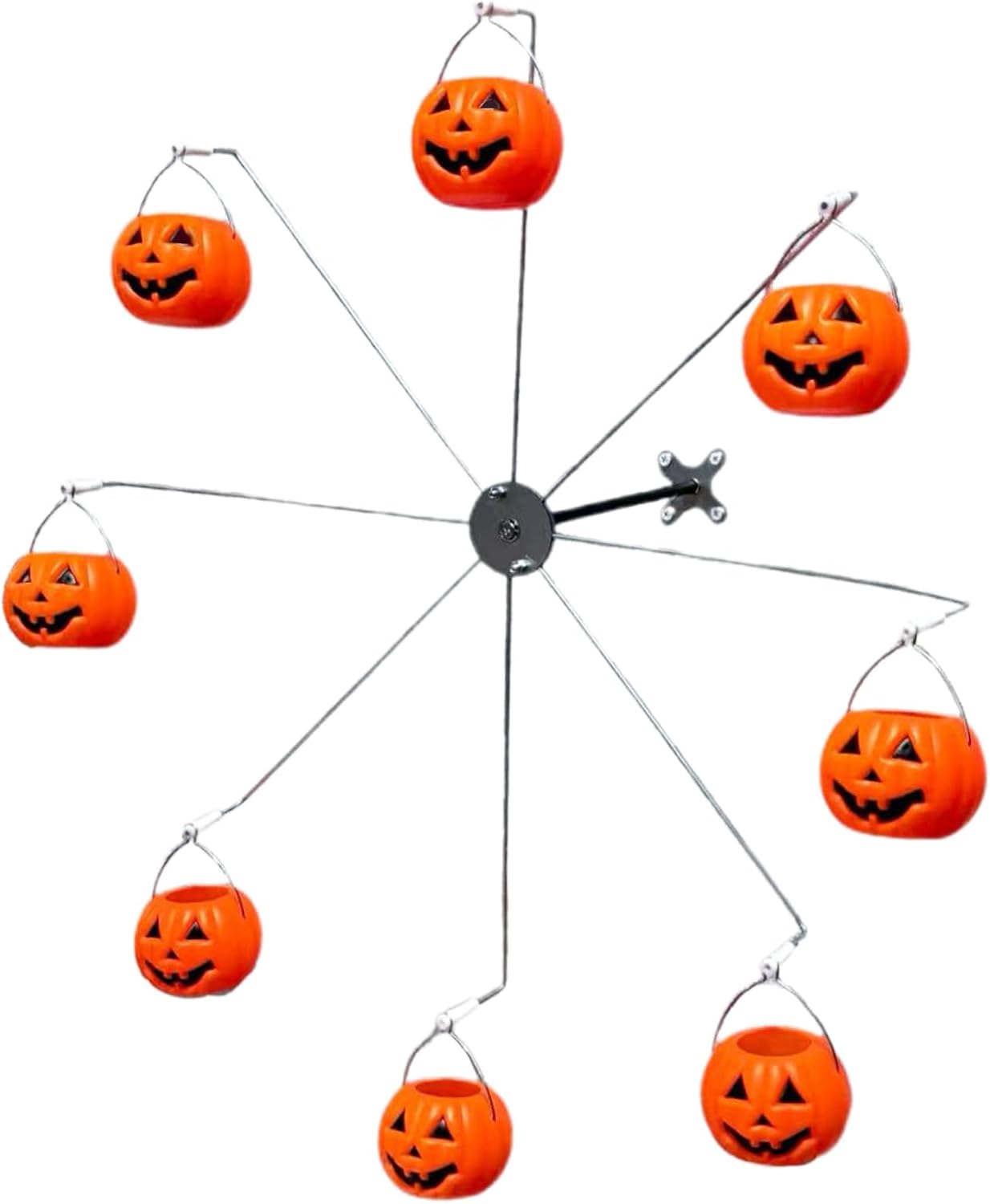 Karmnik dla ptaków obrotowy, karmnik dla kolibrów na zewnątrz | 8-kubkowy obrotowy dozownik karmy | Halloween