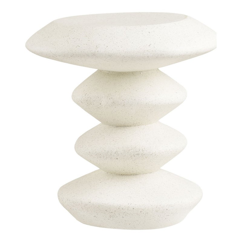 Stolik Kawowy Blackburn, Włókno Glinianowe, Biały, Seven Design