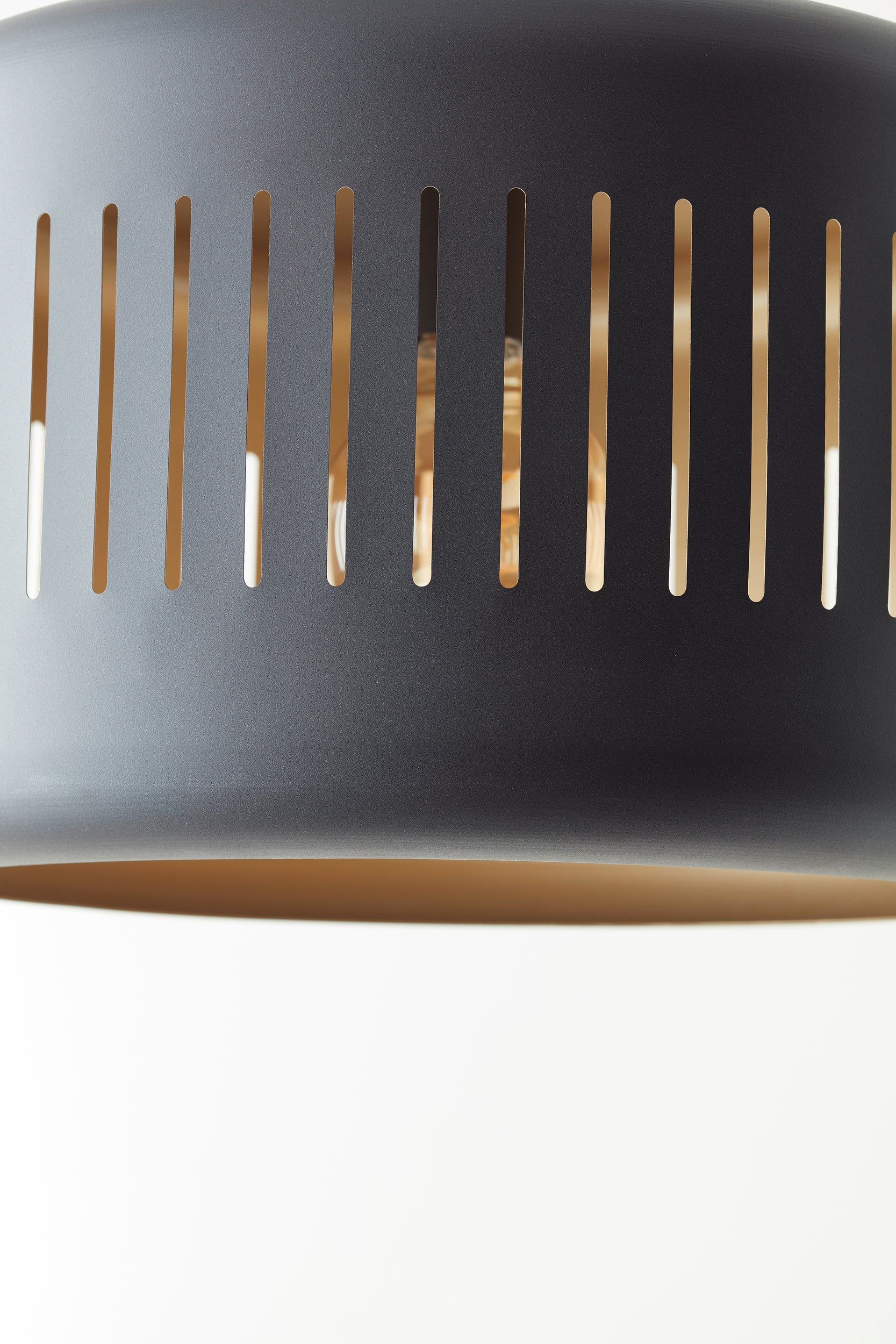 Brilliant Lampa wisząca 3-punktowa Tyas czarny/złoty metal/czarne drewno 3x A60, E27, 60 W - 5