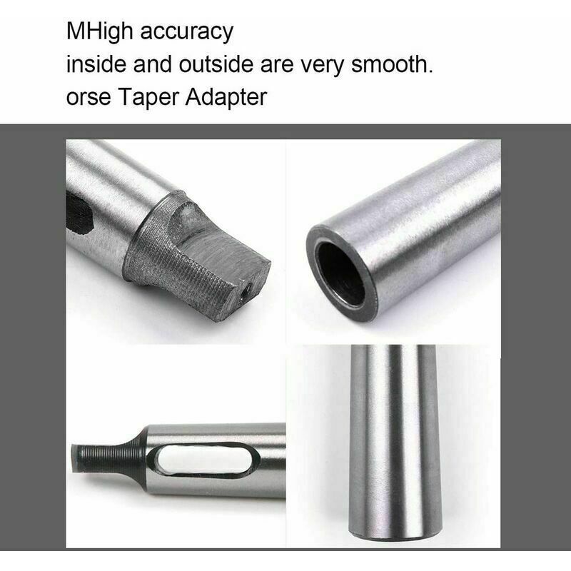 Cône Morse douille de perçage Réduction adaptateur pour tour de fraisage (MT1 à MT2, MT3 à MT2, MT3 à MT4,3pcs) - 3