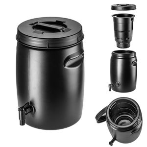 Contenitore Per Acqua Ulisem Da 15 Litri, Rubinetto Di Scarico, Tappo A Vite Contenitore Portatile Per Acqua Potabile Senza Bpa Campeggio Auto Bianco 89020497 - Foto 3