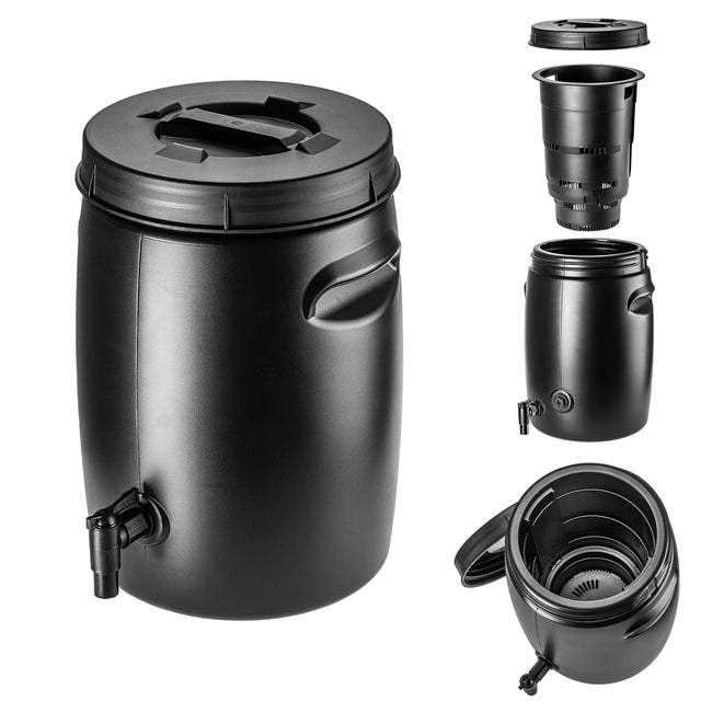 Tambor de jardim do tanque de fertilizante KADAX 25L para produzir torneira de lodo de fertilizante