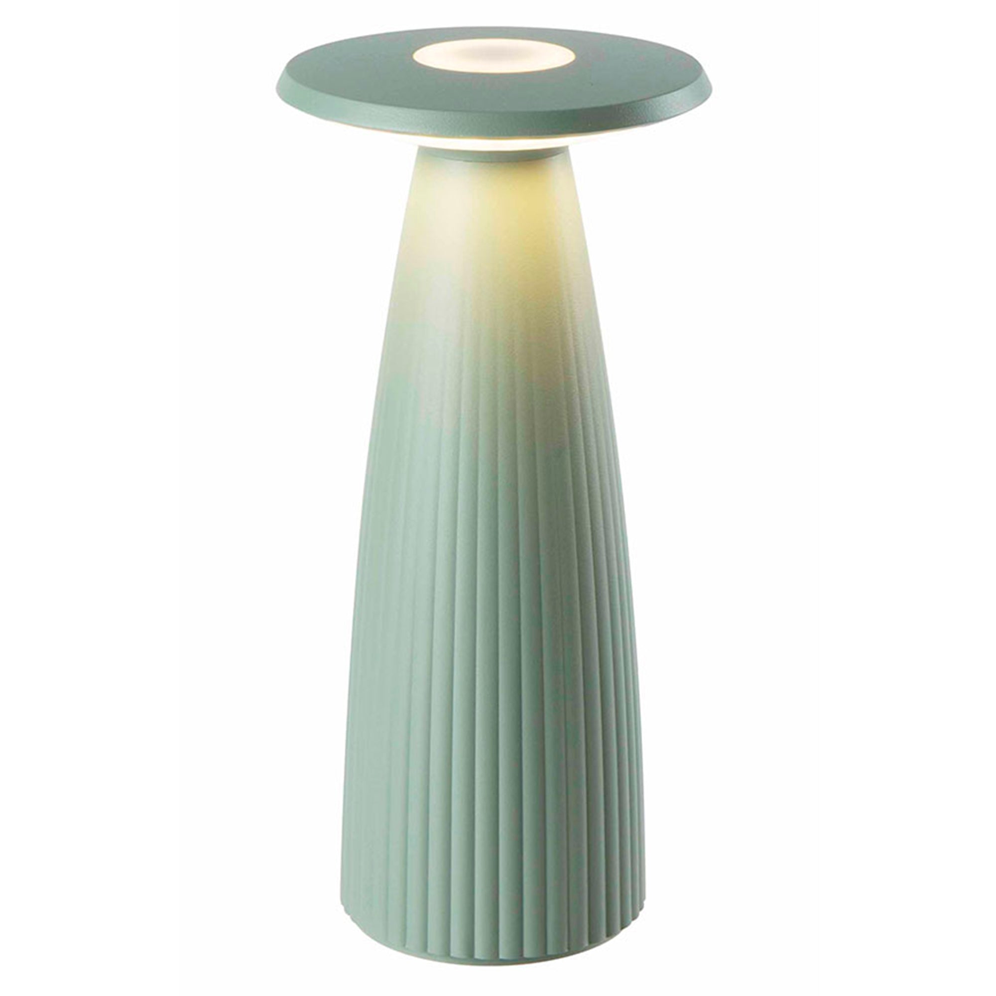Lampa stołowa wazon FLORA H20CM - SAUGE