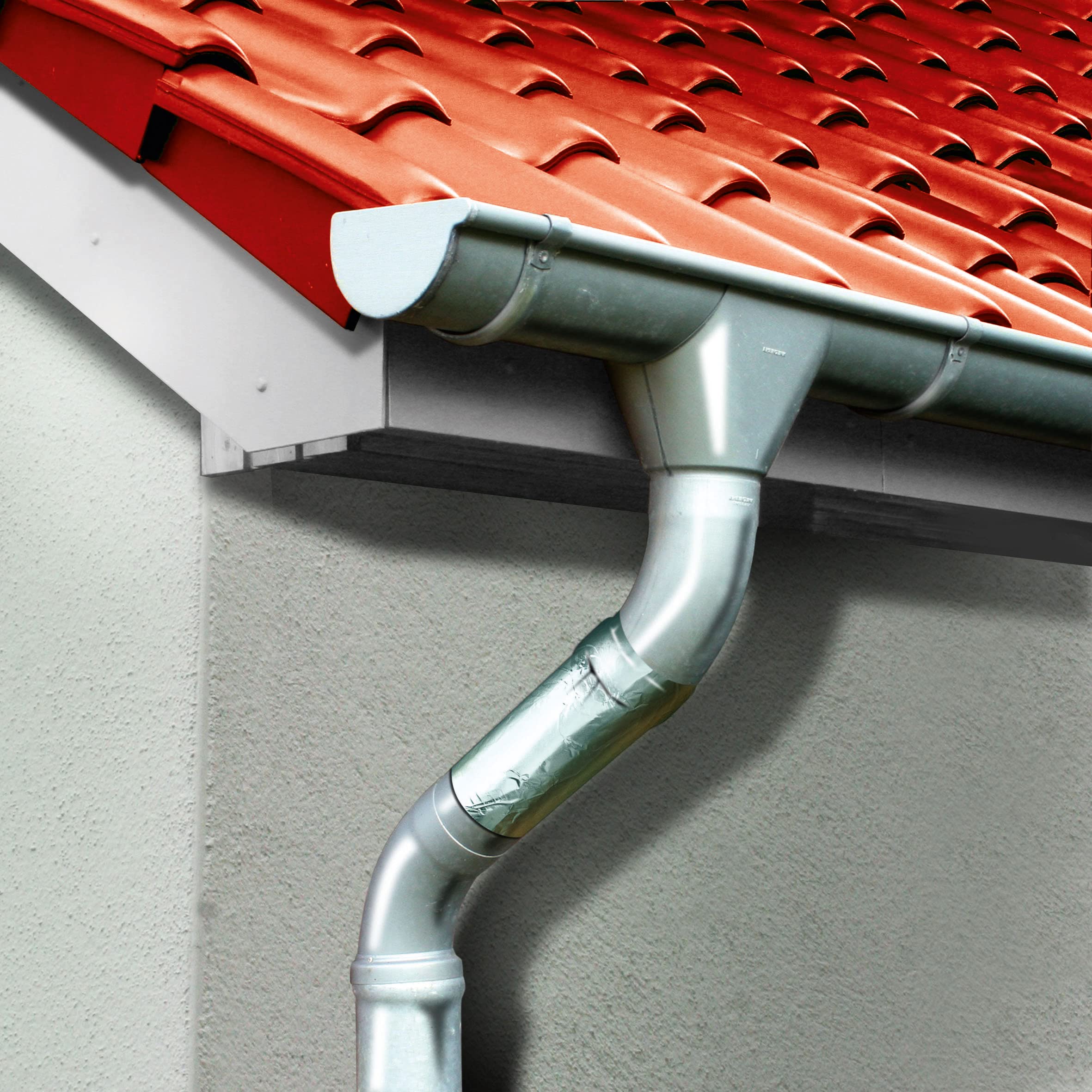 MEM 500482 - Nastro per cemento, 10 m x 150 mm, colore alluminio - 2