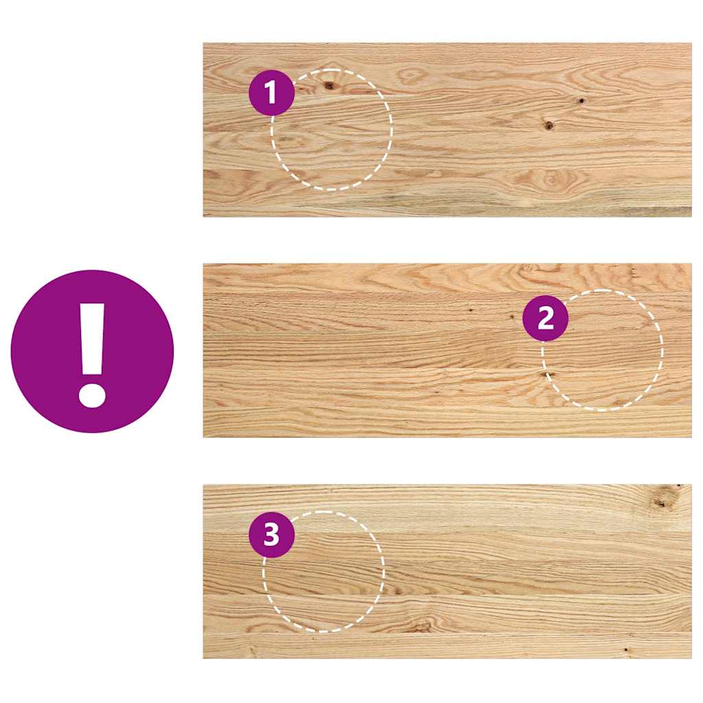 Marches d'escalier 8 pcs non traité 70x25x2cm bois chêne massif vidaXL - 7