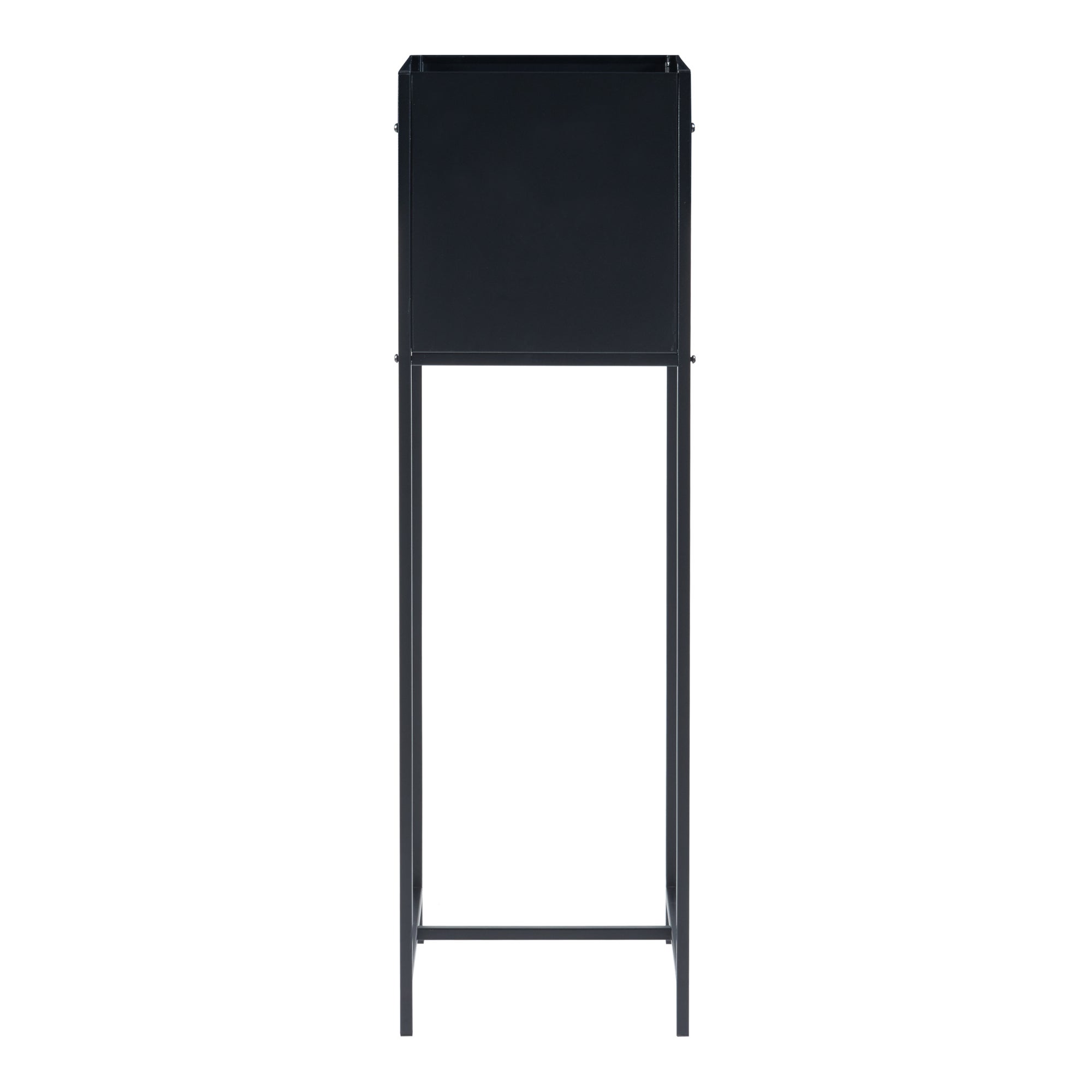 Support de plantes Porsgrunn avec bac intégré métal 100 x 30 x 30 cm noir [en.casa] - 4