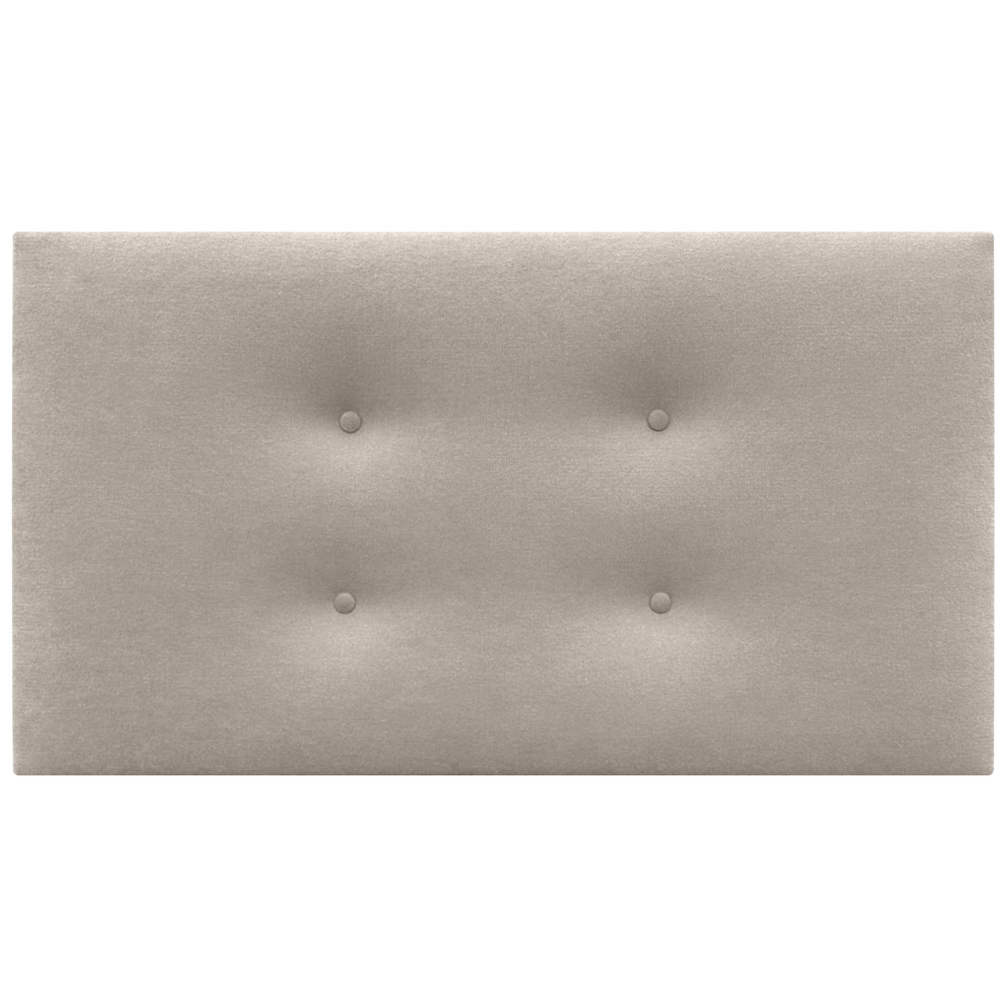 DHOME Cabecero de Tela AQUALINE Pro con 2 hileras de Botones Cabezal tapizado Cama Lujo (Beige, 105cm) - 3