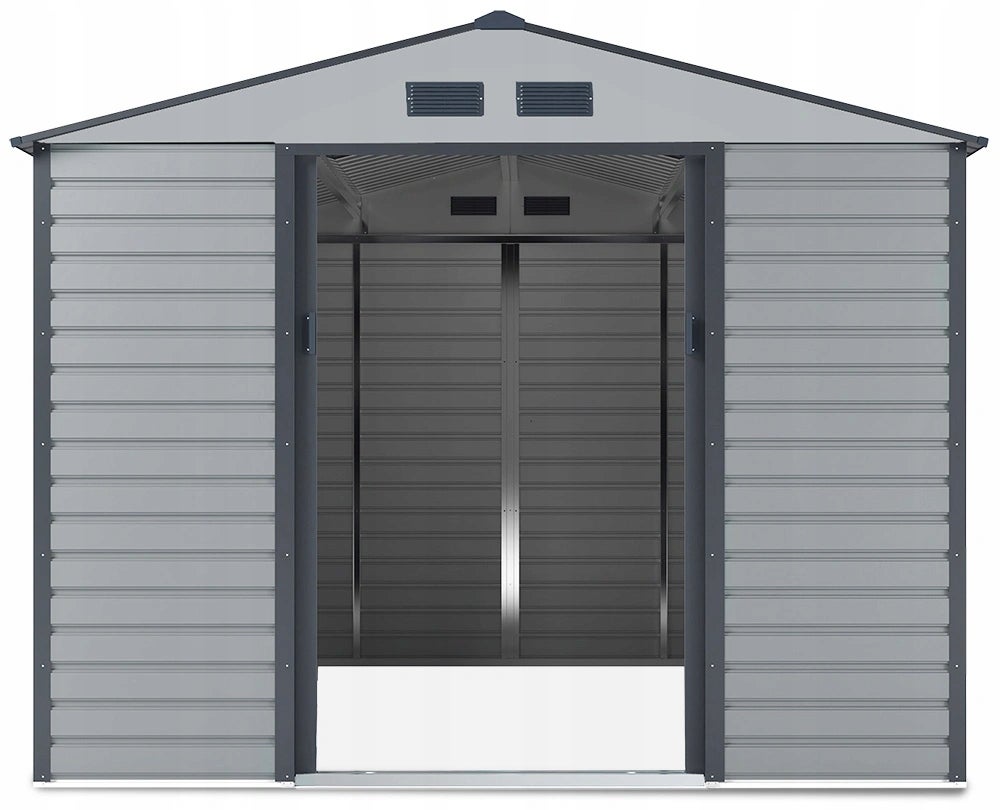 Domek Ogrodowy Narzędziowy na Narzędzia Szopa MONTREAL 277x323cm Metalowy 1 szt