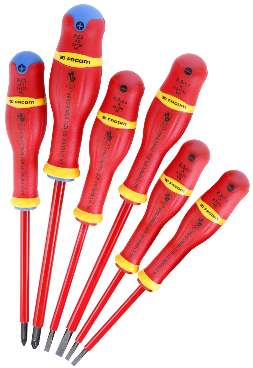 Lot D'outils Facom 13 Pièces : Pinces, Tournevis, Clés à œil