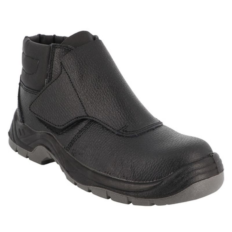 Bottes De Sécurité V12 ELK V6471 Noir Grainé – Taille UK 4 – Homme – Neuves