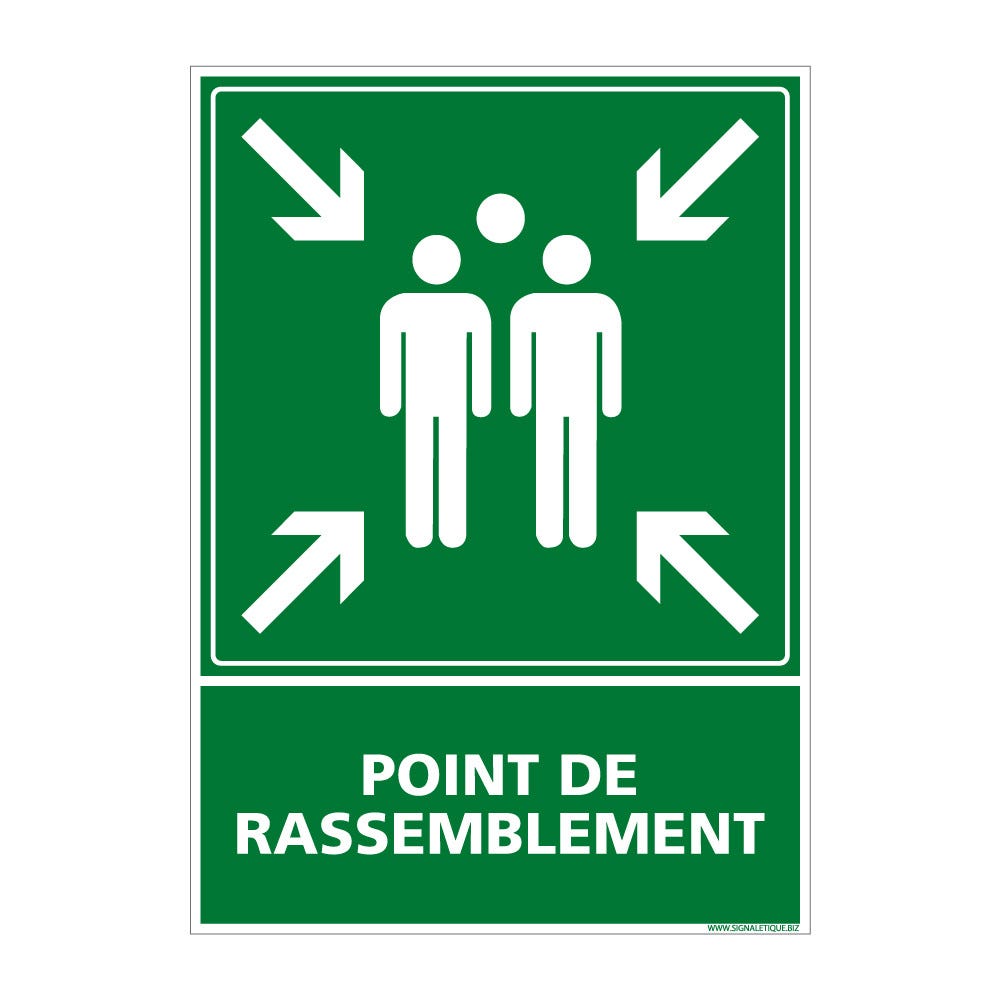 Panneau de sécurité point alarme incendie ISO 7010 Panneau de sécurité point alarme incendie ISO 7010