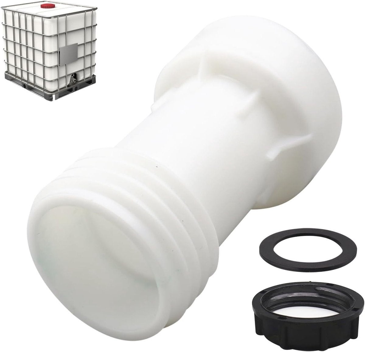 Potrivit pentru extensii de containere IBC, accesorii de conectare cu filet grosier, fitinguri flexibile și rapide.