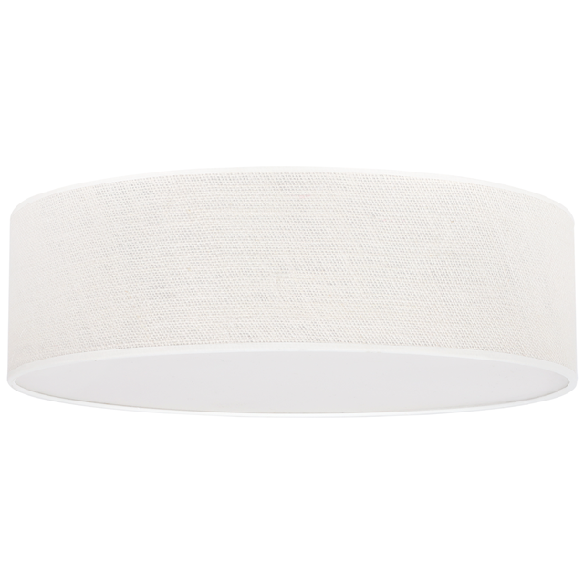 Lampa sufitowa wisząca Juta klasyczna 1xE27 abażur okrągły 50cm plexi biała Light Home LH