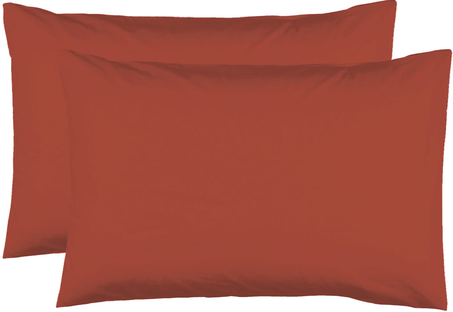 Taies d'oreiller x2 Percale 63x63 cm Rouge - Rouge - - 19.70 Taies d'oreiller x2 Percale 63x63 cm Rouge - Rouge - - 19.70