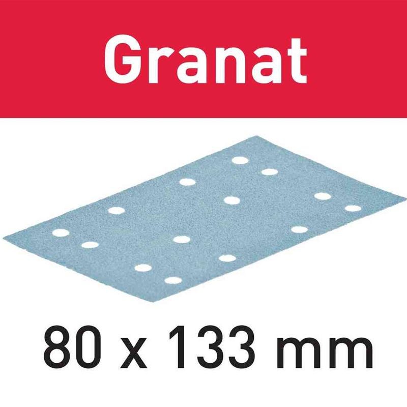 Abrasif Festool Granat STF P180 - Papier De Verre Universel Pour Ponceuse, Compatible StickFix