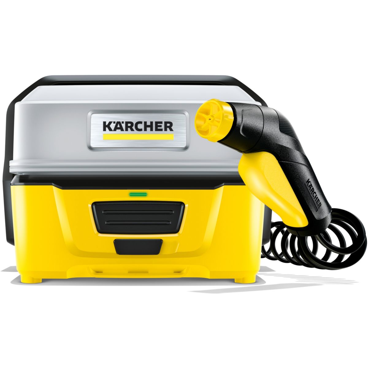 Kärcher OC 3 - Idropulitrice portatile a batteria, leggera e compatta, Giallo/Nero