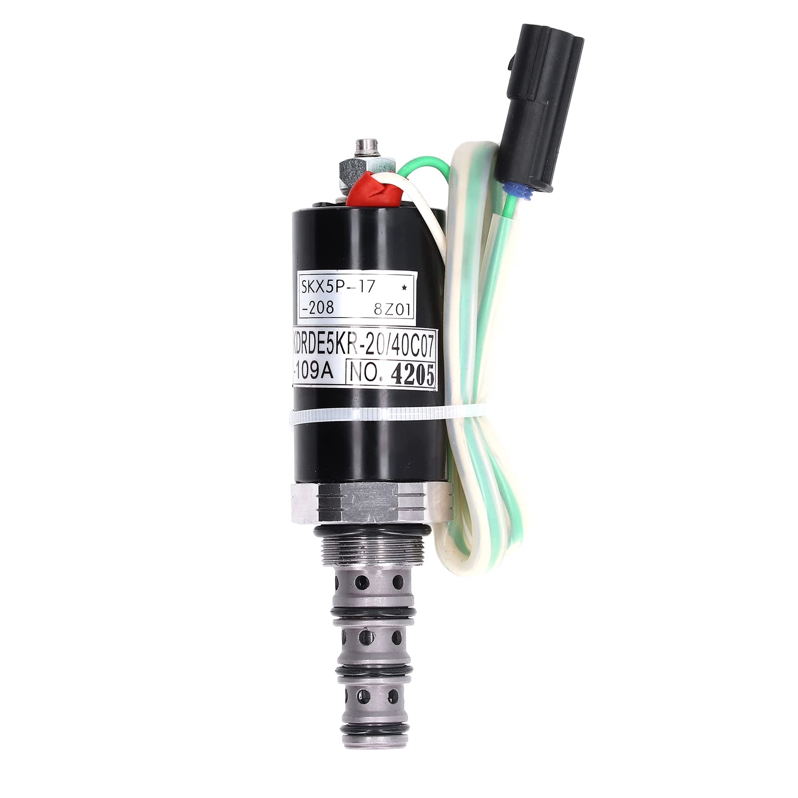 Électrovanne rotative Vanne de commande de pompe hydraulique en acier