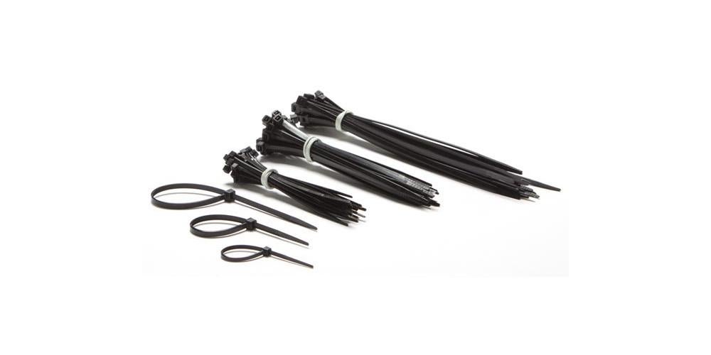 JEU DE SERRE-CÂBLES EN NYLON - NOIR (75 pcs) - 3