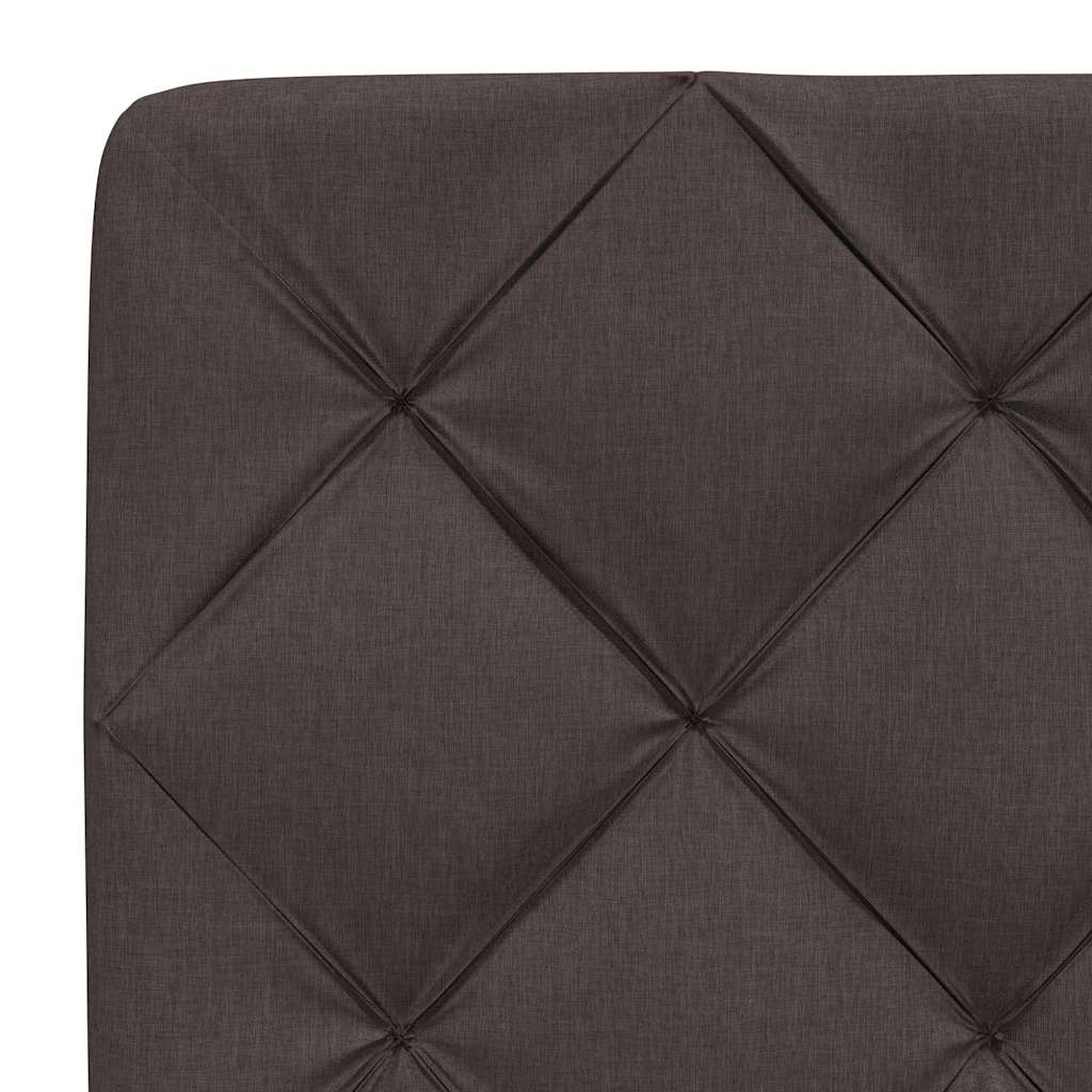 Almofadão de cabeceira | Almofada decorativa 80 cm tecido castanho-escuro CFW167320 - 7