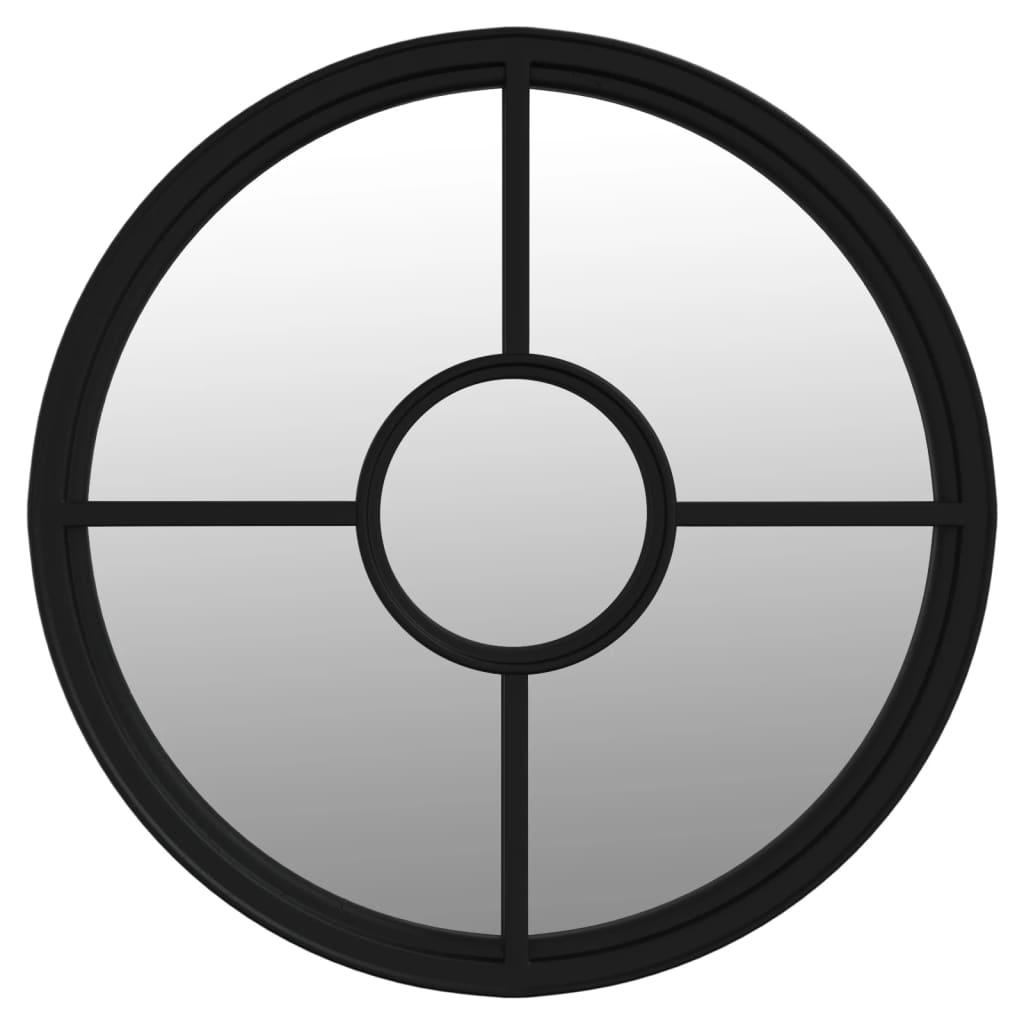 Maison Exclusive - SpeccMaison Exclusive - o Nero 40x4 cm Ferro Rotondo per Uso Interno - 7