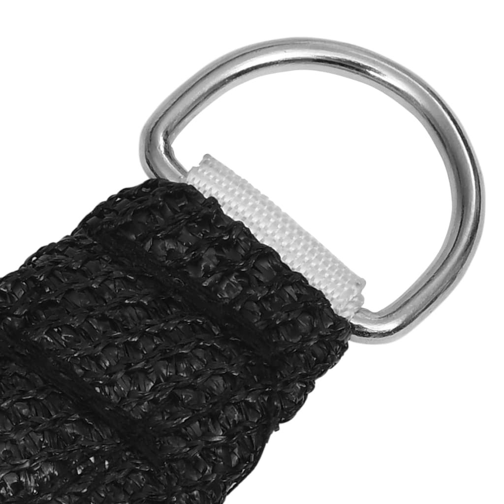 Vela ombreggiante 160 g/m² nera 3 x 5 m HDPE 02_0009206 - 3
