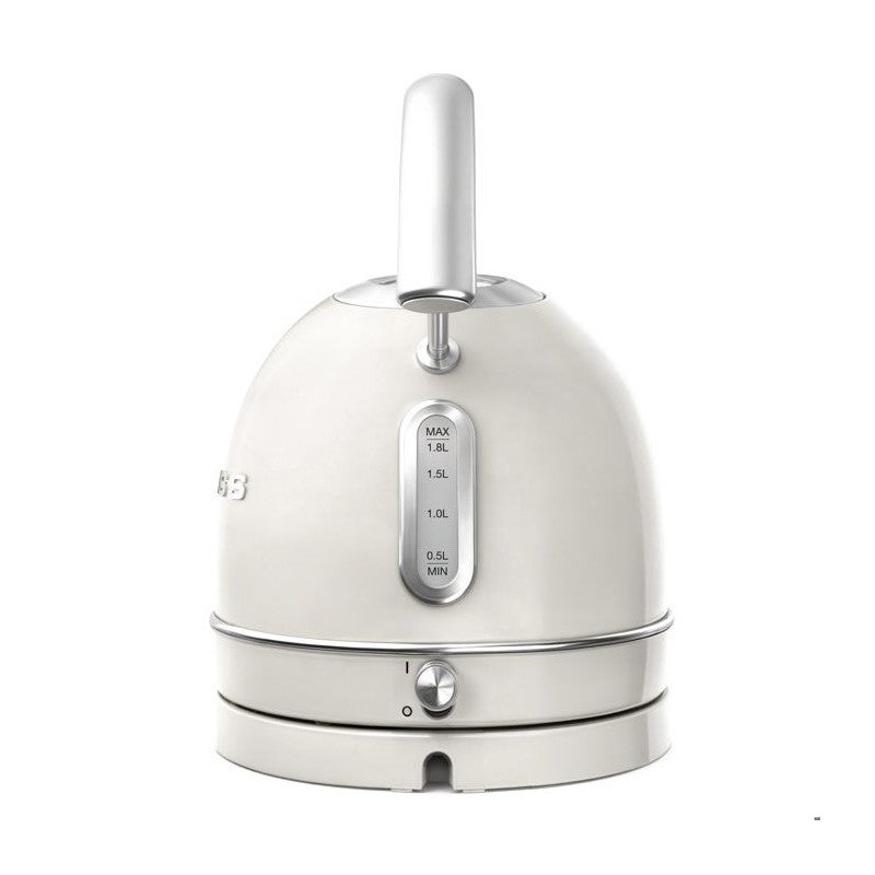 Bouilloire vintage - SWEISS - KTL8 - 2200 W - 1,8 L - Socle 360° - Beige - 4