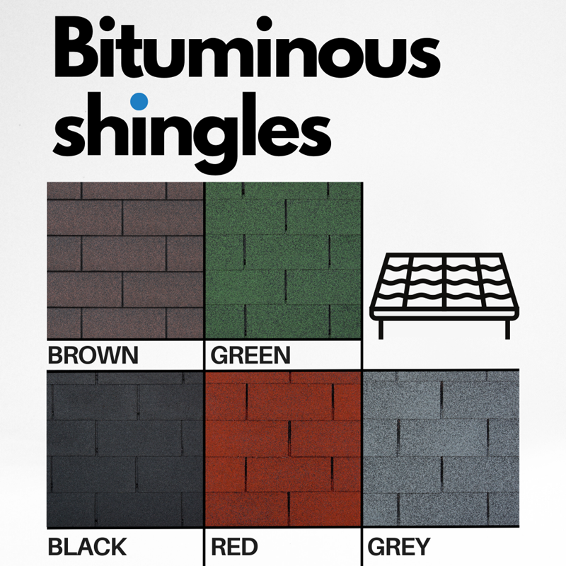 Bardeaux bitumineux TRIO T-BROWN - 2