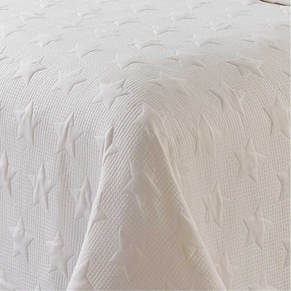 COTTON ARTean - Colcha Bouti NOJA Blanco Cama 180 Incluye 2 Fundas de cojín. - 2