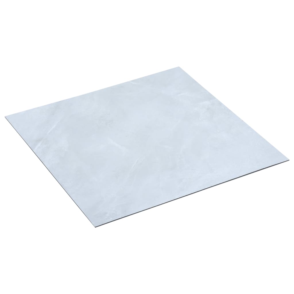 Lamas para suelo autoadhesivas | tarimas de suelo | tarimas autoadhesivas pvc mármol blanco 5,11 m² cfw91818