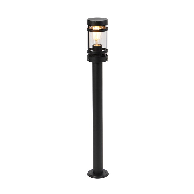 Nowoczesna lampa zewnętrzna czarna 80 cm IP44 - Gleam