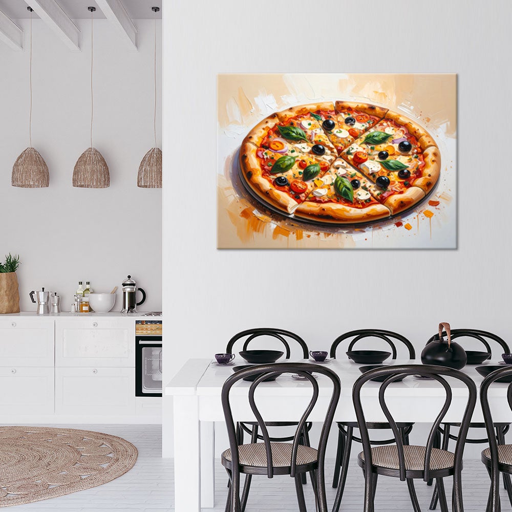 Obraz do kuchni restauracji, Pizza Jedzenie 100x70