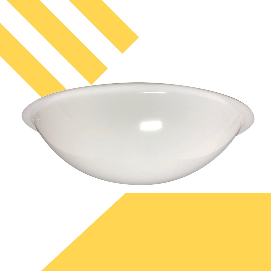 Extrumol - Lucarne - Méthacrylate - Idéal pour Projets de décoration - Blanc Opale - Dimensions : Ø90cm - Rebord Standard : 1,5 cm - 2