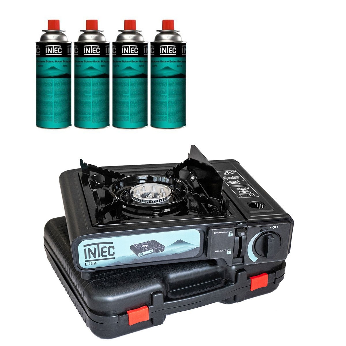 Réchaud portable avec cartouche à gaz | Méca Camp