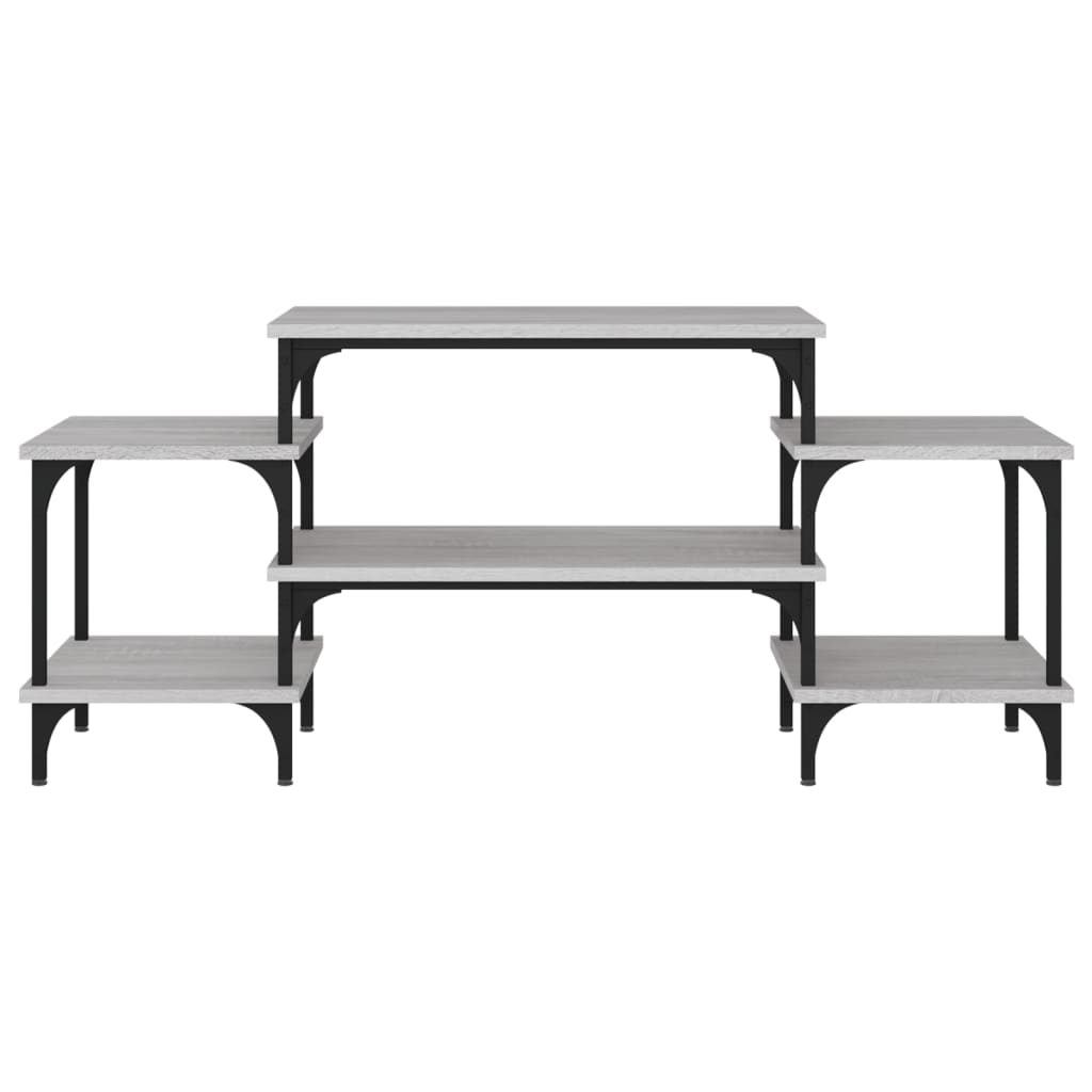 Meuble TV Sonoma gris 117x35x52 cm Bois d'ingénierie - COMFORTXL - 4