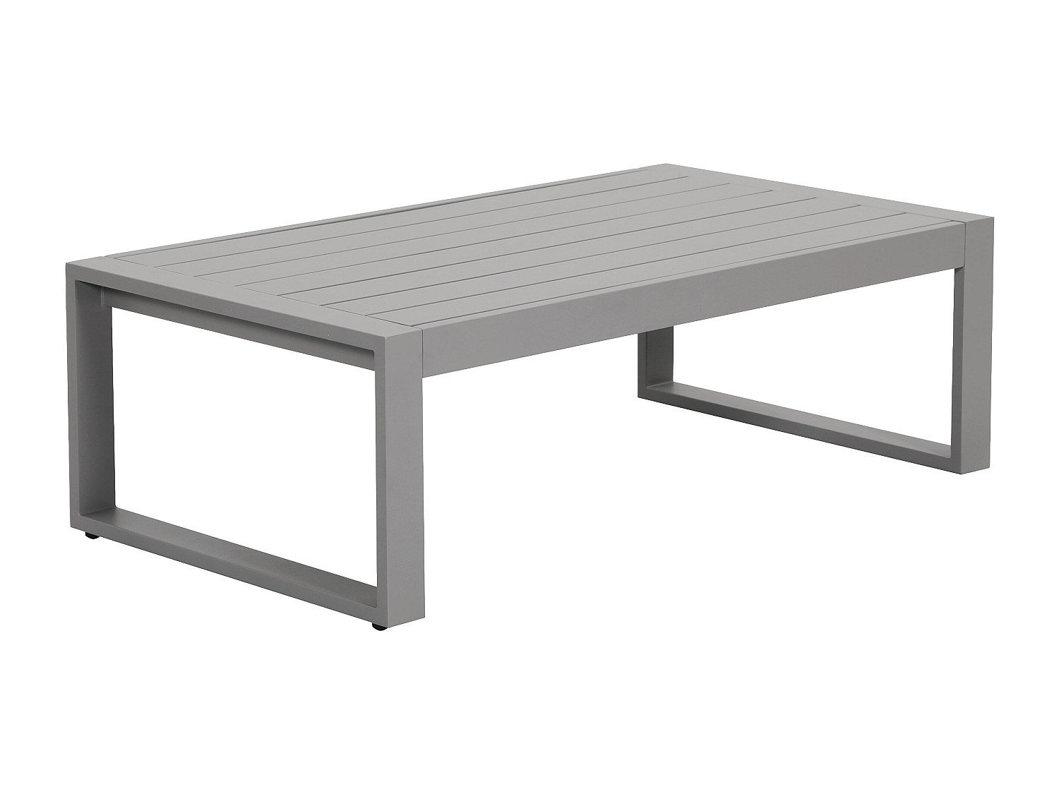 Stolik kawowy ogrodowy z aluminium - Taupe - MOLOKAI od MYLIA