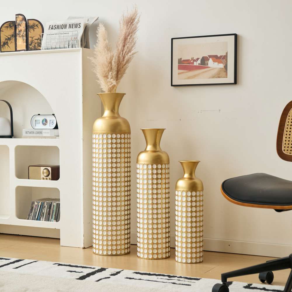 Set di 3 vasi di fiori per la decorazione moderna Boho fattoria vaso decorativo