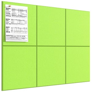 4 Bacheche In Feltro Da Parete, 43x20 Cm, Spessore 9 Mm, Con Retro Autoadesivo, Per Foto E Promemoria, Colore Bianco