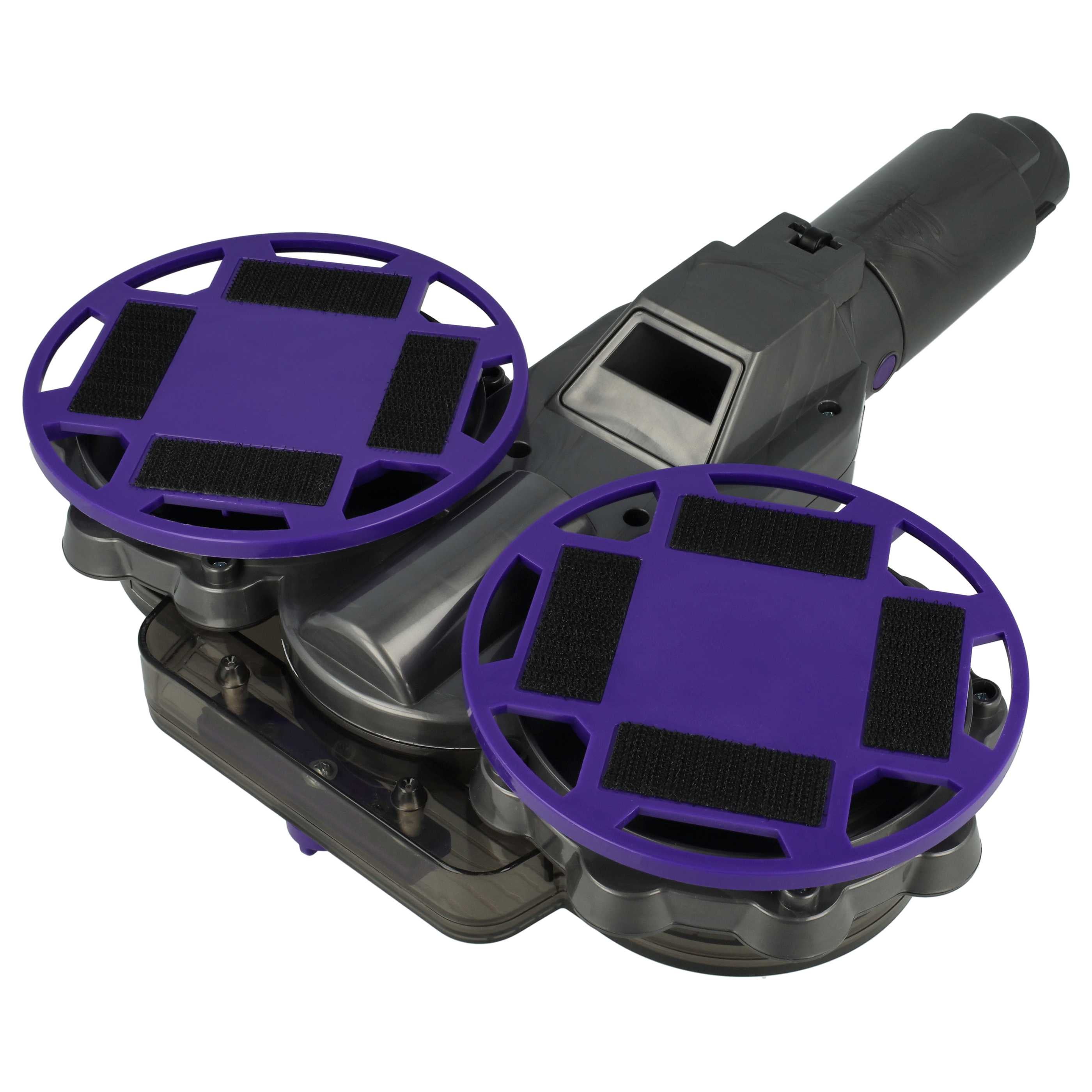 vhbw Tête de balai électrique compatible avec Arnica Bora 3000 aspirateur - Embout pour serpillère - 2