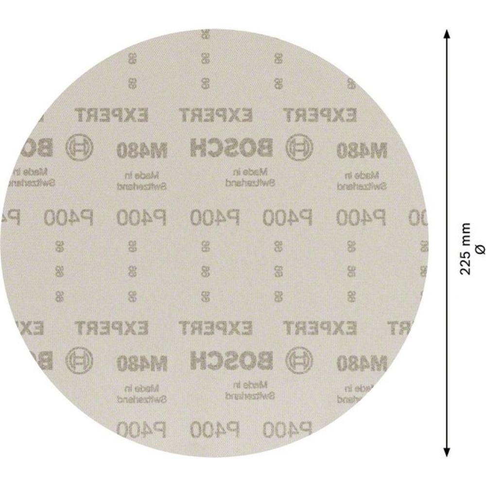 Malla de lija EXPERT M480 para lijadoras de cartón-yeso de 225 mm, G 400, 25 unidades - 3