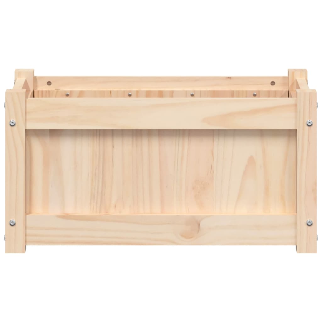 Lot de 2 Jardinières, Bac à fleurs, Pot de fleurs bois de pin massif n2383l - 6