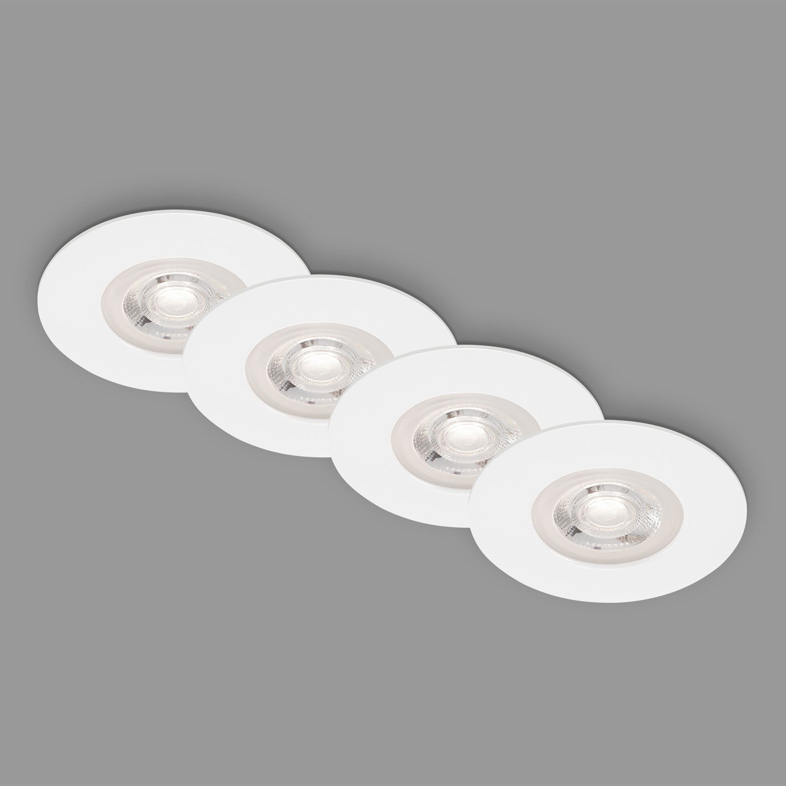Spot LED GU10 Thaleos AURA 5W 3000K – Blanc Chaud, équivalent 50W, Pour Placo