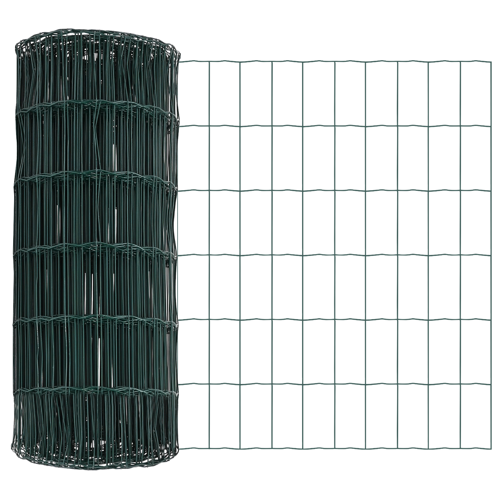 Grillage soudé PRIMO 2,1 mm - Clôture jardin | Coloris Vert RAL 6005 Hauteur 1,00 m Longueur 10 m