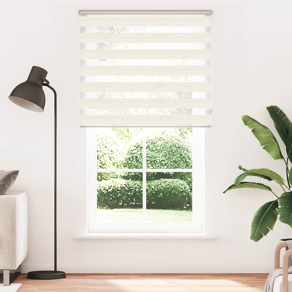 Estor cebra beige mármol tejido ancho 120,9 cm poliéster - 2
