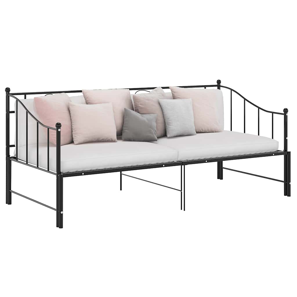 Łóżko Metalowe Rama Łóżka Sofa Wysuwana Do Pokoju Sypialni 90x200 cm
