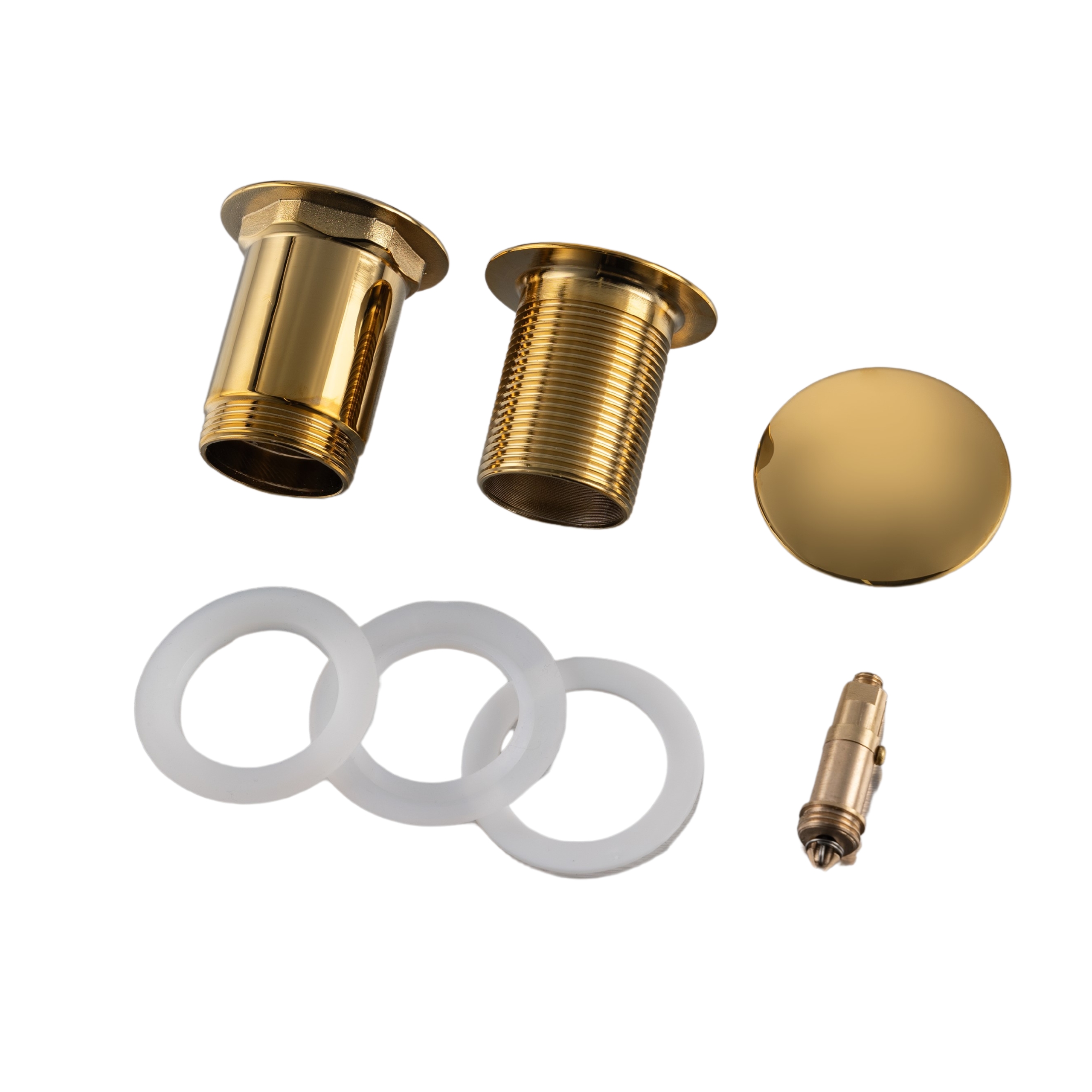 Balneo Bonde clic-clac sans trop-plein, pour lavabo, finition gold, laiton - 4